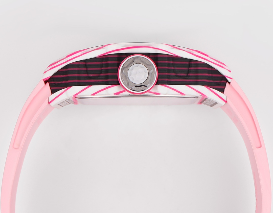 Richard Mille RM 38 02 Bubba Watson Tourbillon Pink Rubber Strap