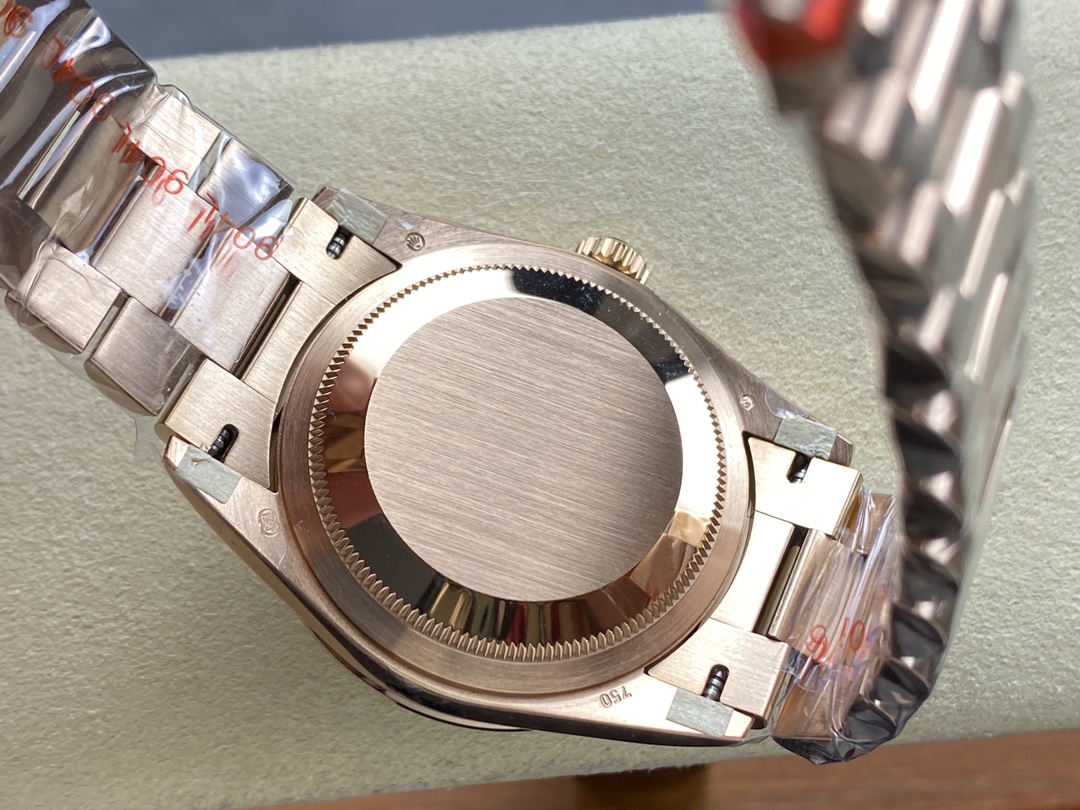 Rolex Day-Date 128345RBR Eisenkiesel dial Everose Gold 36MM Unisex Replica Watch