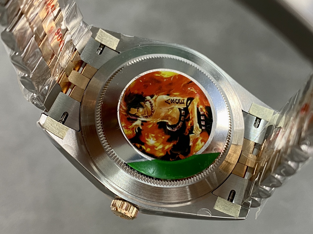 Rolex Datejust 41 Everose Gold Oystersteel Grey Dial m126331 0016