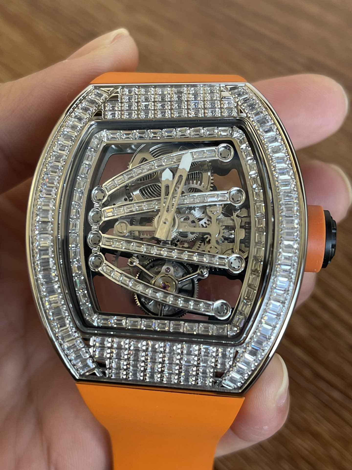 Richard Mille RM 59-01 Tourbillon Diamond Mens Watch
