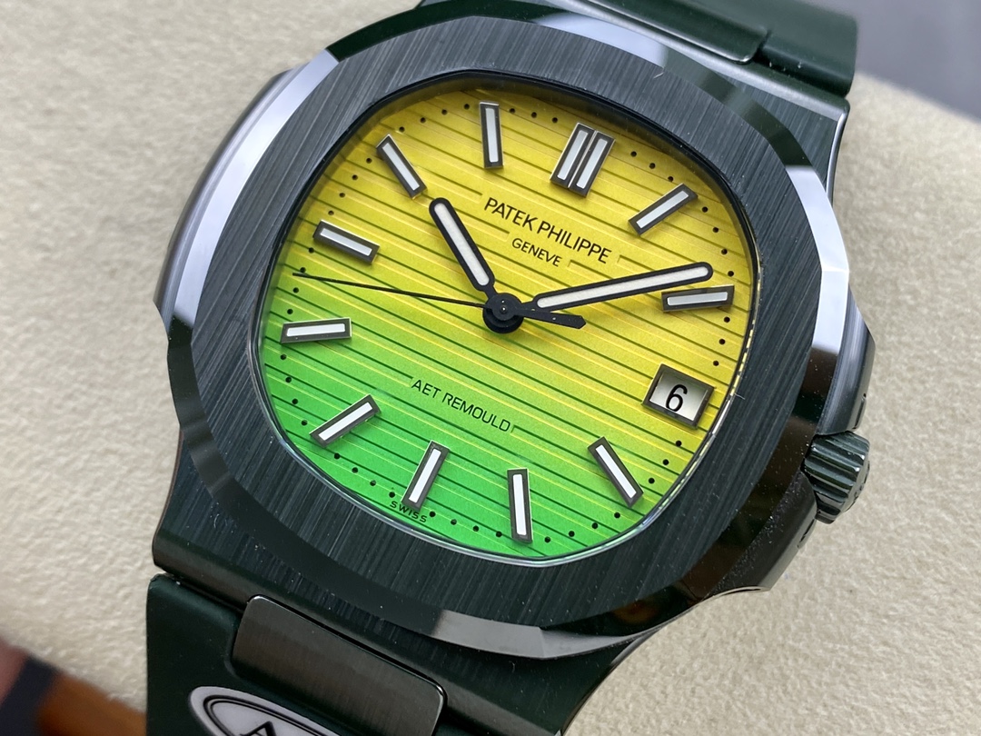 Patek Philippe Nautilus Yellow & Green 5711 40MM Watch