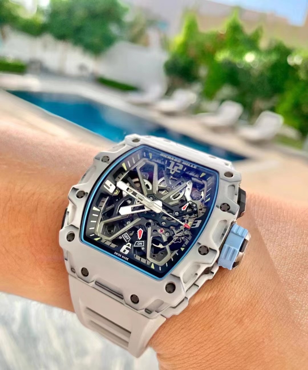 Richard Mille RM 35-03 Rafa Nadal White Carbon Quartz TPT