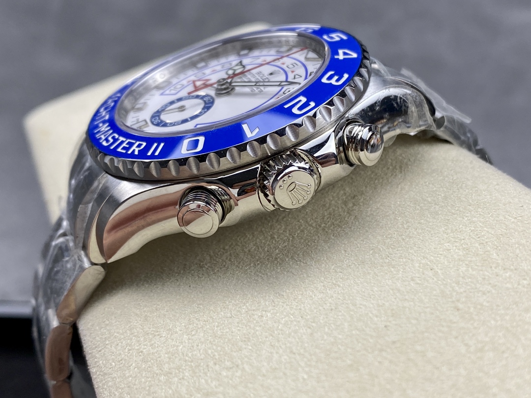 Rolex Yacht-Master II 116680 White Square Dial 44mm Mens Replica Watch