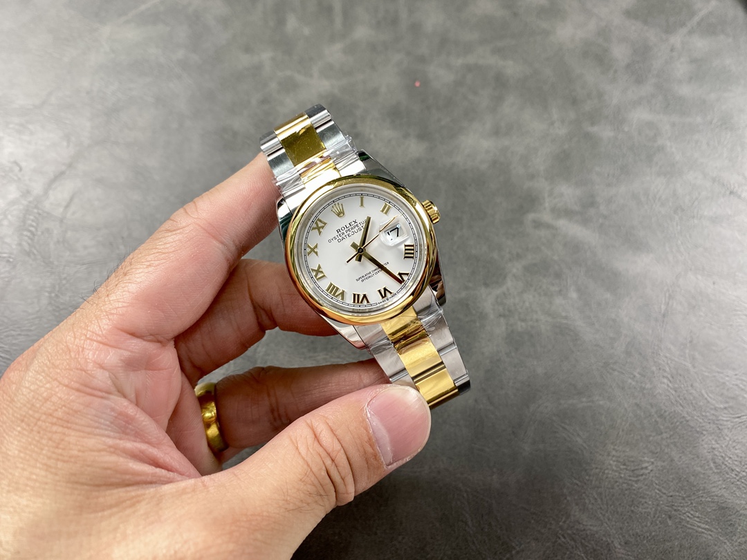 Rolex Datejust 36 White Dial Roman Numerals 126203 0030 Replica Watch