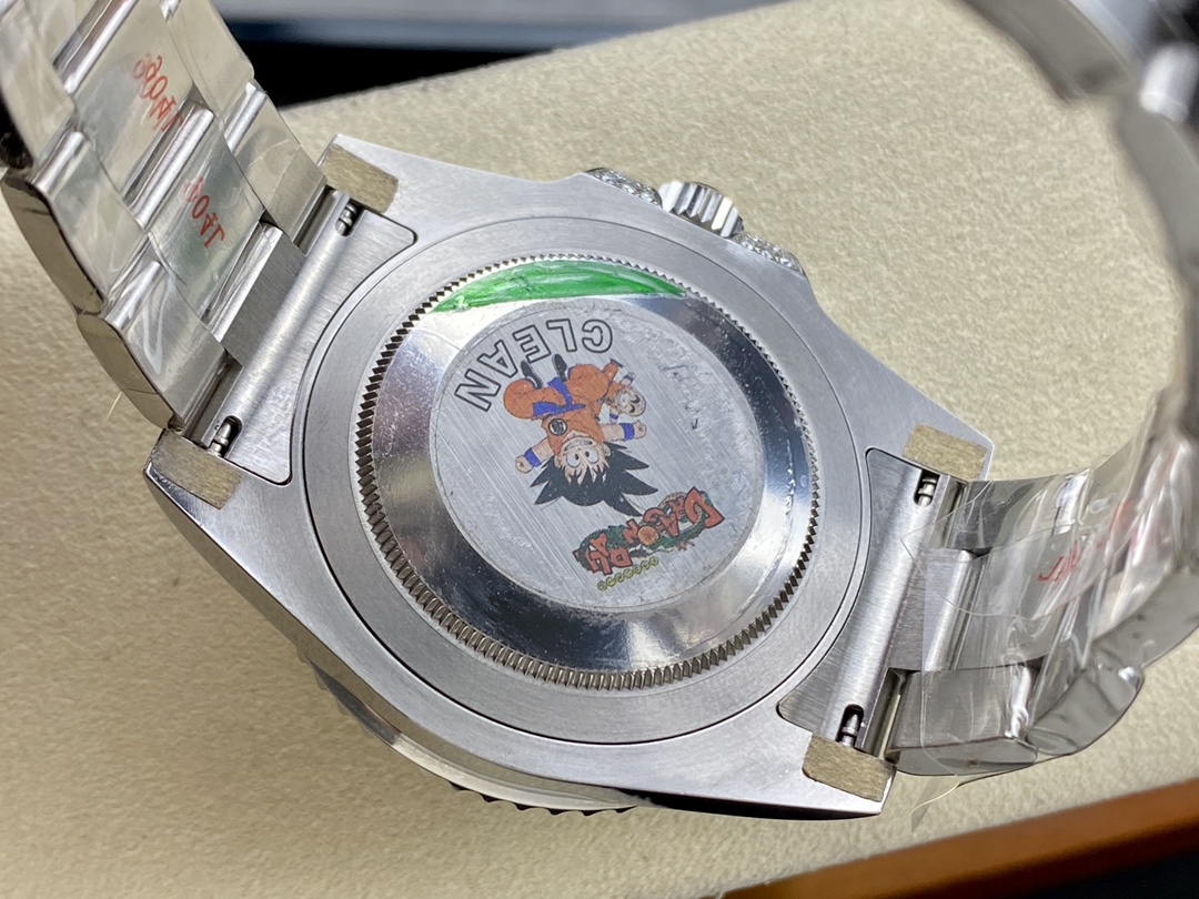 Rolex GMT Master II 126710BLRO Black Dial Diamond Case 40MM Men's Watch