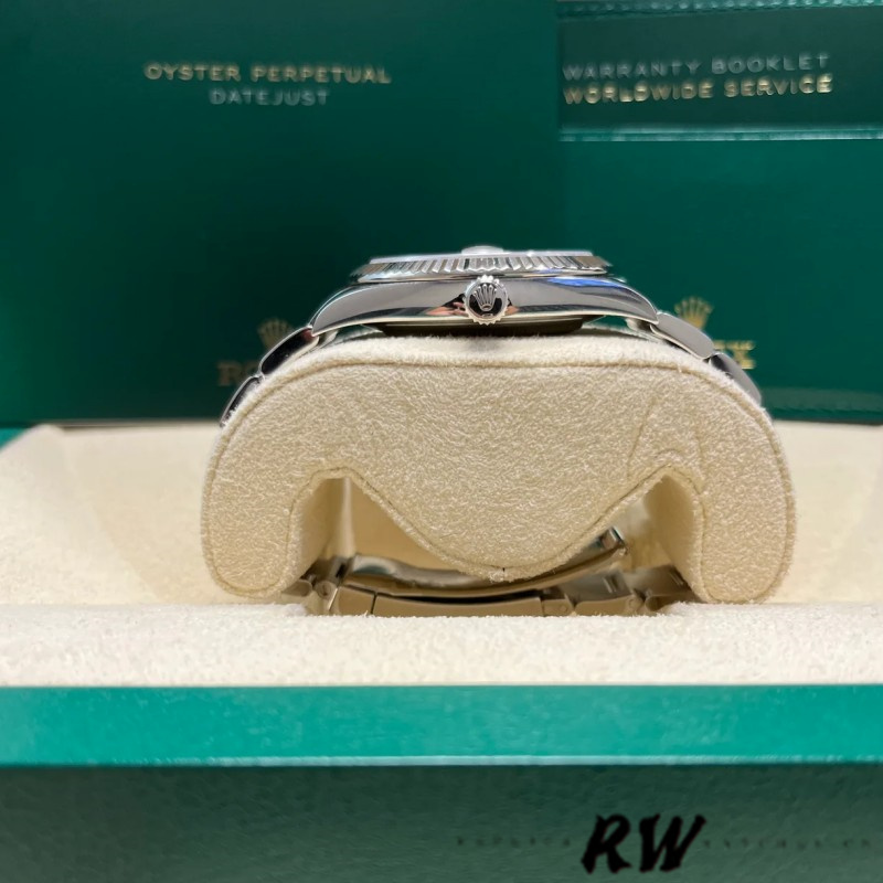 Rolex Datejust 126334 Fluted Bezel White MOP Dial 41MM Mens Replica Watch