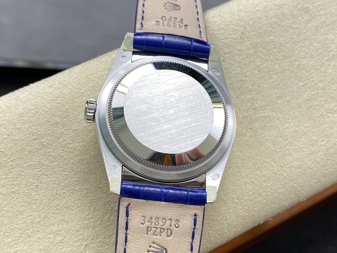 Rolex Day Date 36 White Gold Diamond Rhodium Dial 118139 0053