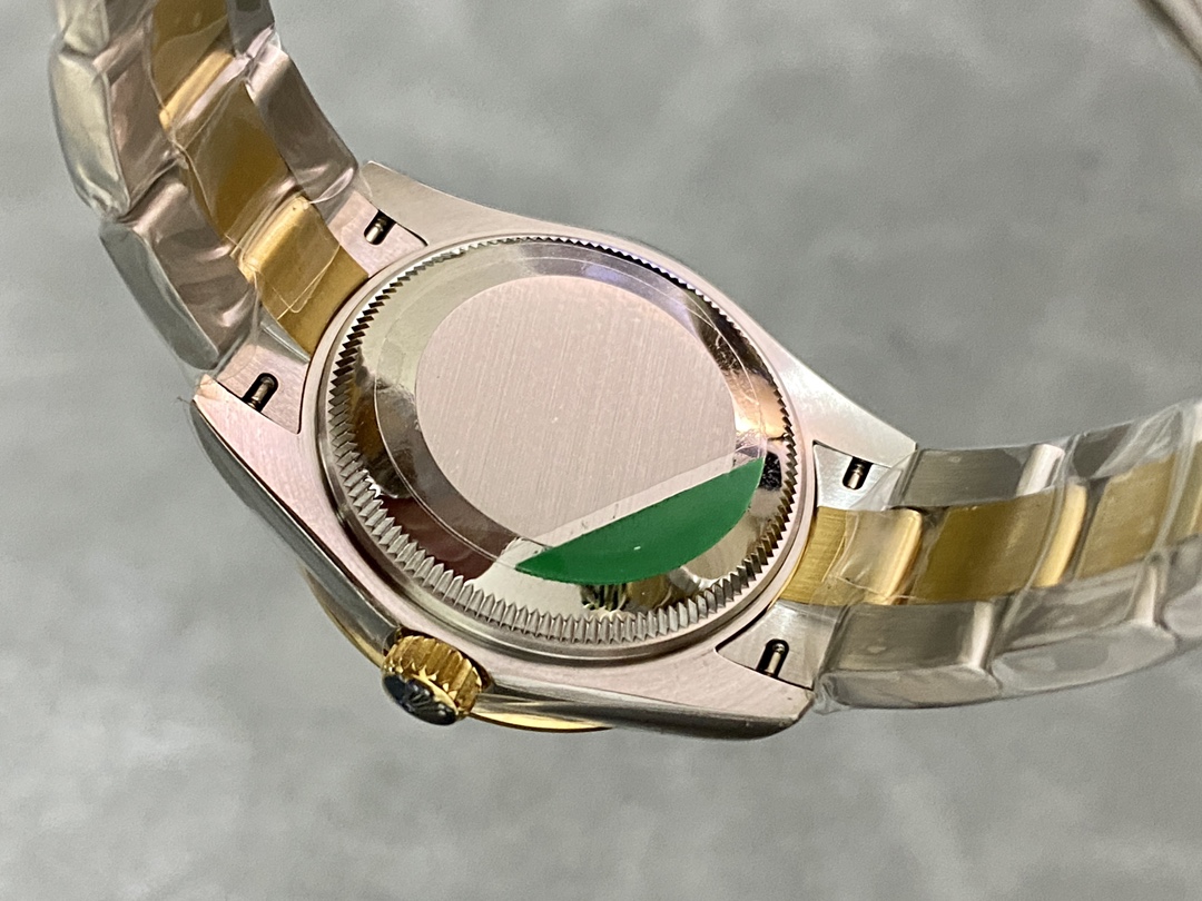 Rolex Datejust 36mm Stainless Steel and Yellow Gold m126283rbr 0016 White Roman Oyster