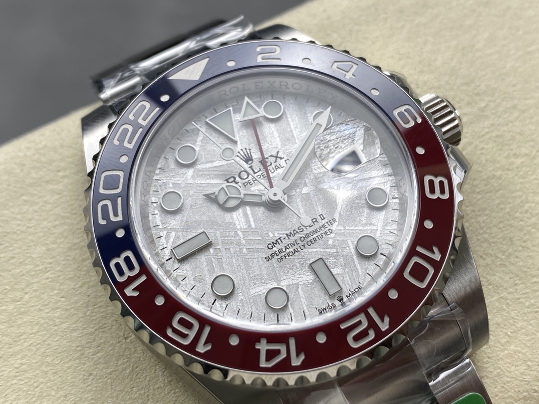 Rolex GMT-Master II 126719 0002 White Gold Meteorite Grey Dial 40mm Mens Replica Watch