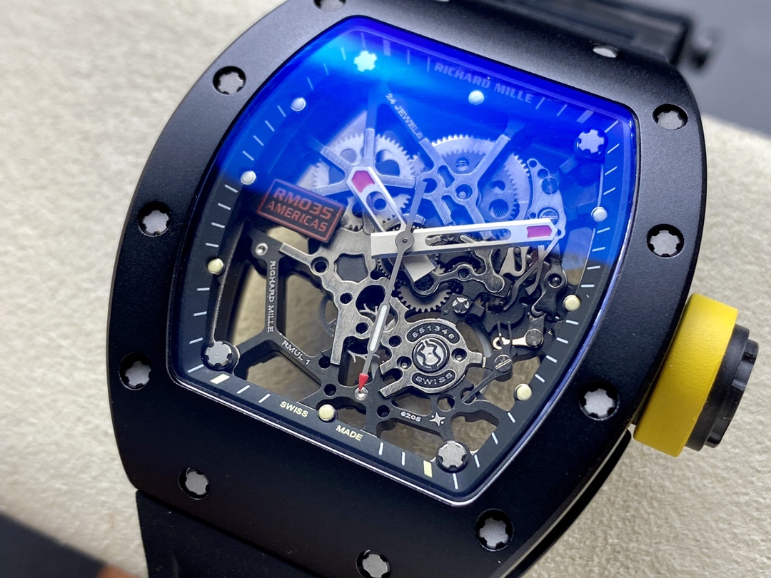 Richard Mille RM 035 Rafa Americas Edition Black Ceramic Watch