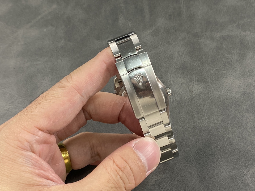 Rolex Datejust 126200 Stainless Steel Grey Wimbledon dial 36MM Unisex Replica Watch