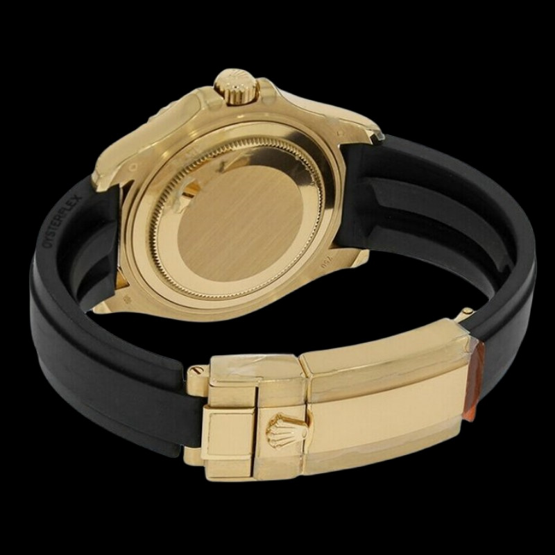 Rolex Yacht-Master 116695 Black Rubber Strap Blue Dial 40MM Mens Replica Watch