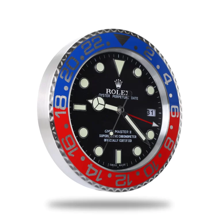 Rolex GMT Master Gold and White Wall Clock