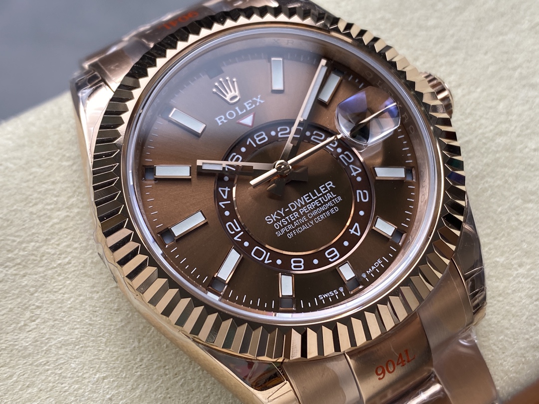 Rolex Sky Dweller 336935 0002 Chocolate Dial Oyster Bracelet 42mm