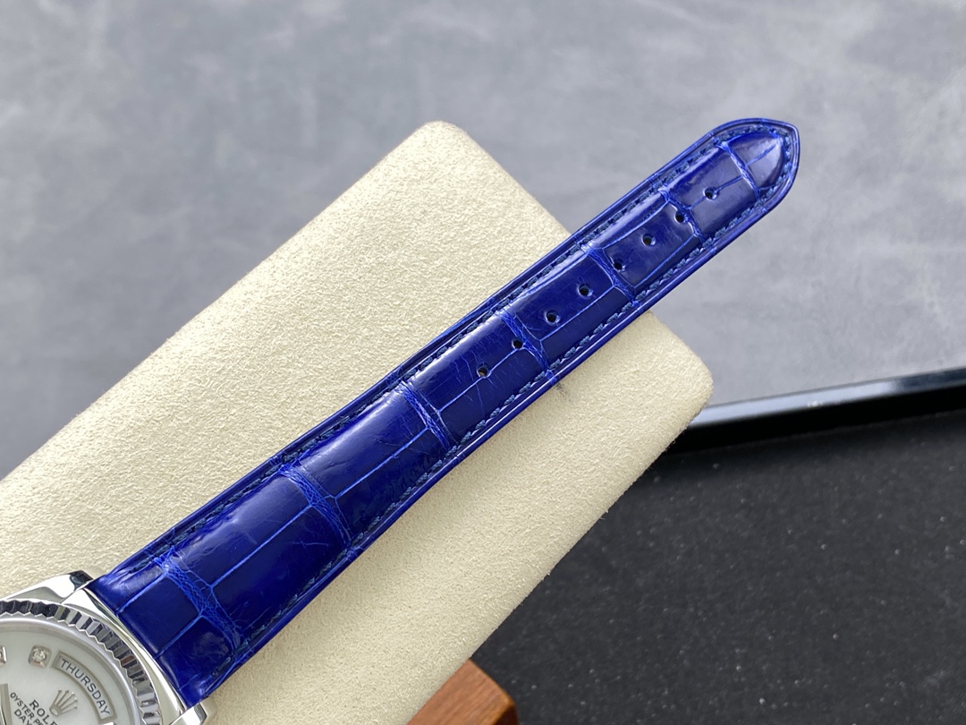 Rolex Day Date 36 White Gold Diamond Rhodium Dial 118139 0053