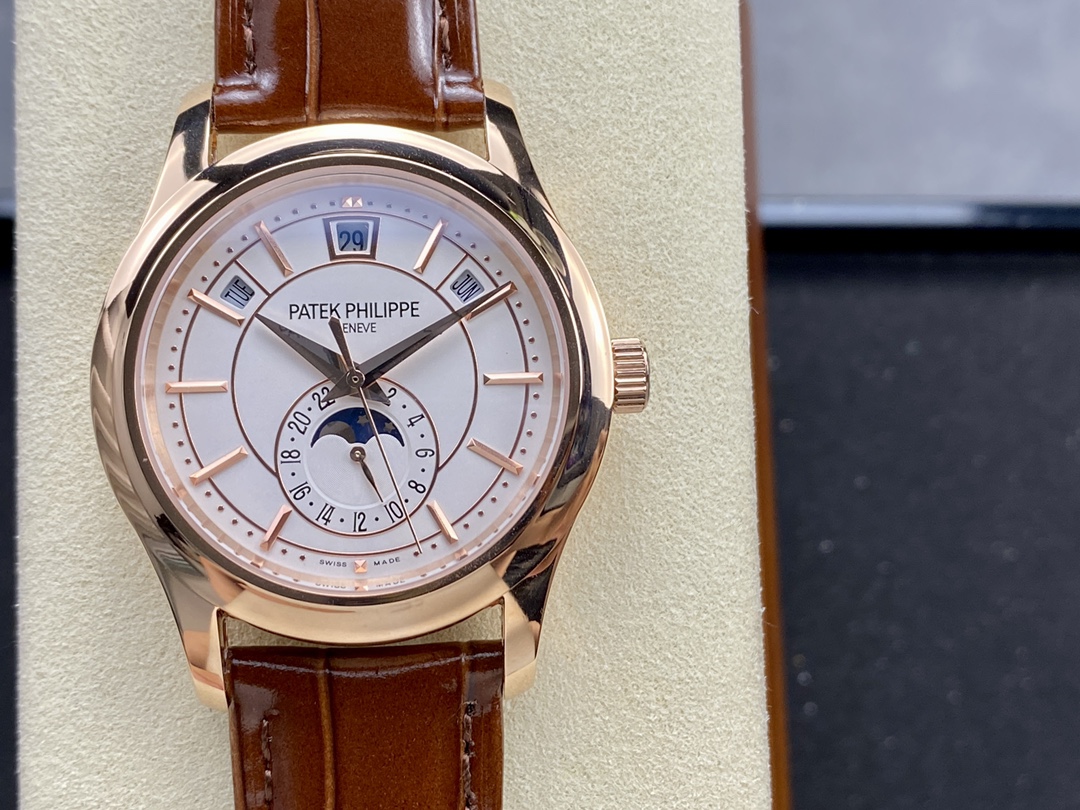 Replica Patek Philippe Complications Rose Gold 5205R 001 40mm Mens Watch