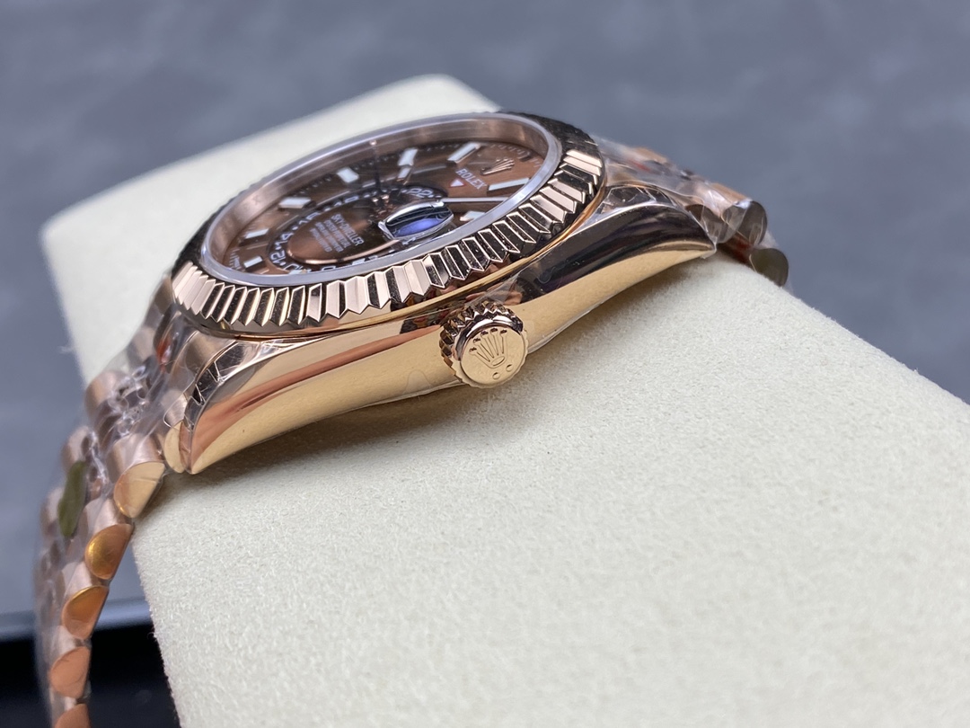 Rolex Sky Dweller 42 Everose Gold Chocolate Dial m336935 0006