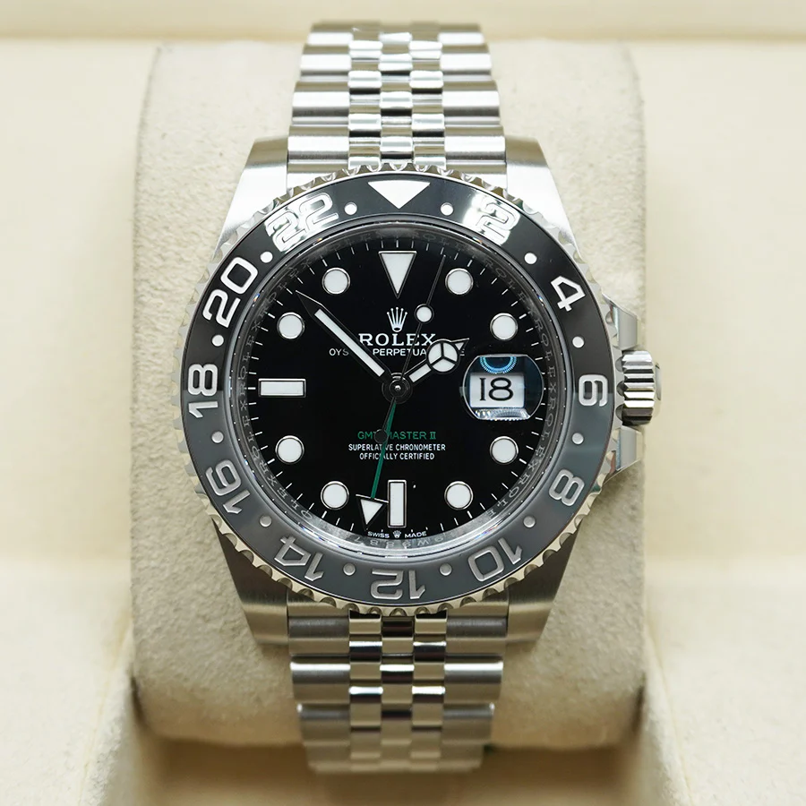 Rolex Gmt Master II Automatic Black Dial M126710GRNR 0003 40mm