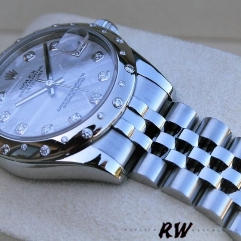 Rolex Datejust 178344 Meteorite Grey Dial 31MM Lady Replica Watch