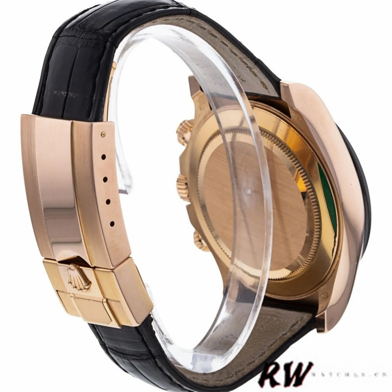 Rolex Cosmograph Daytona 116515LN Leather strap Pink Dial 40mm Mens Replica Watch