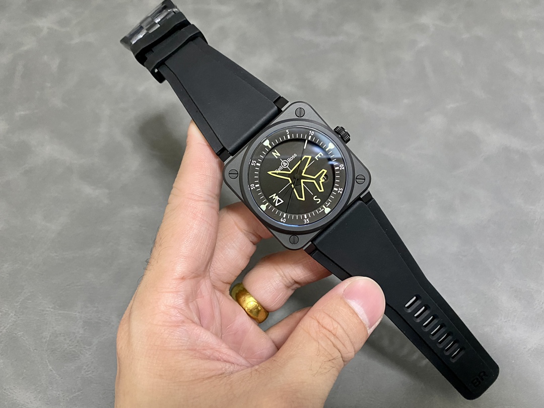 Bell & Ross BR 03 Gyrocompass Square Pilot