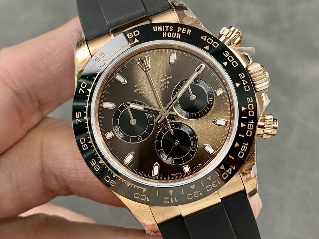 Rolex Daytona Everose Rubber 116515 Chocolate