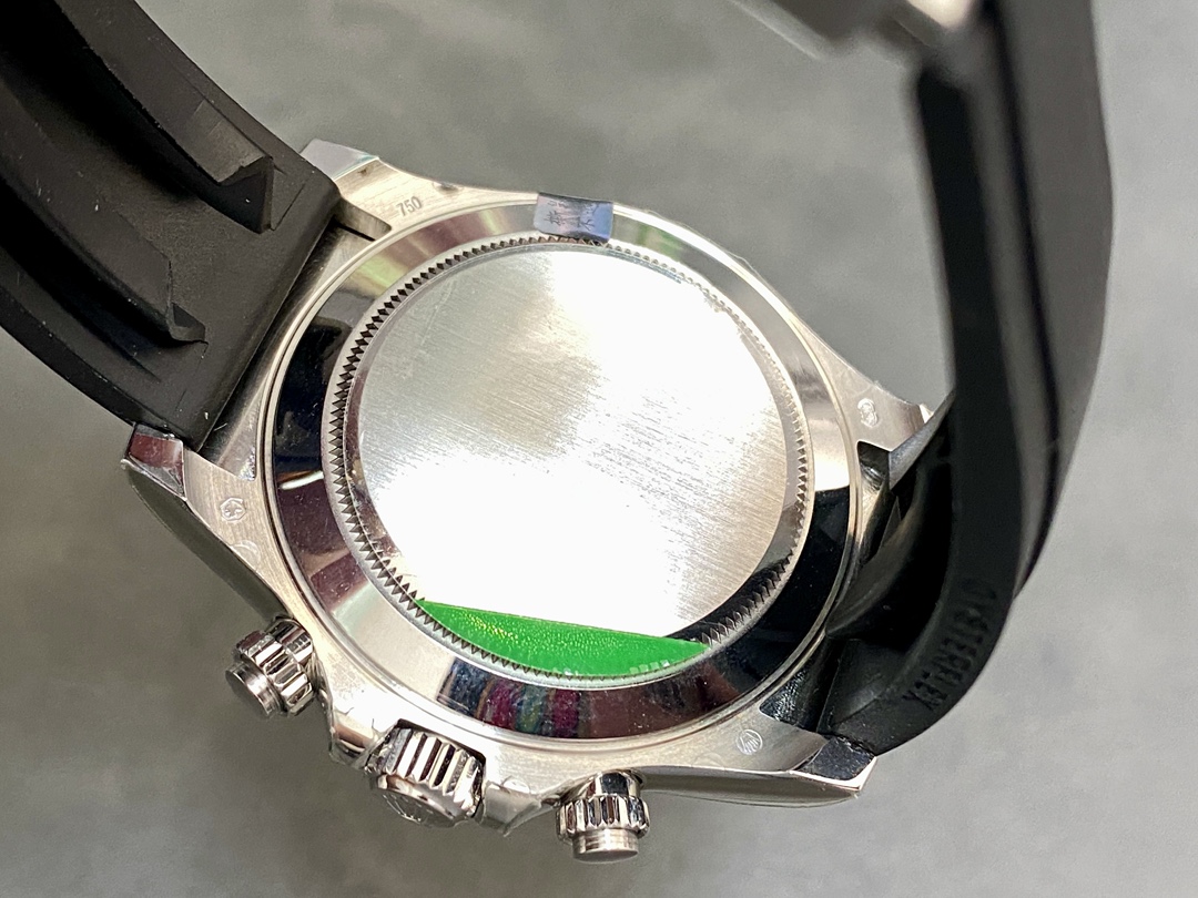 Rolex Daytona 116599 pave diamond dial Blue Leather Strap 40mm Mens Replica Watch