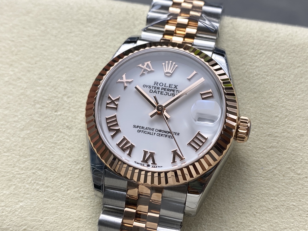 Rolex Datejust 31 White Roman Numeral Dial 278271 0002 Watch
