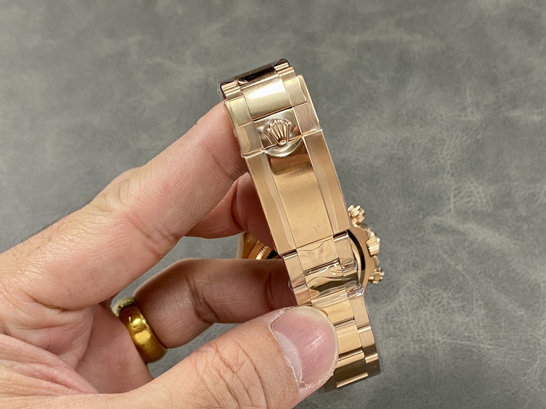 Rolex Cosmograph Daytona 126505 0003 Oyster Bracelet Rose Champagne Dial 40mm Mens Replica Watch