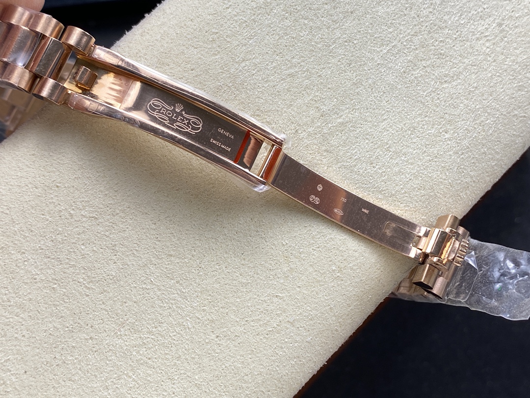 Rolex Datejust 28mm Everose Gold 279135RBR 0001 Chocolate 17 Diamond President Lady