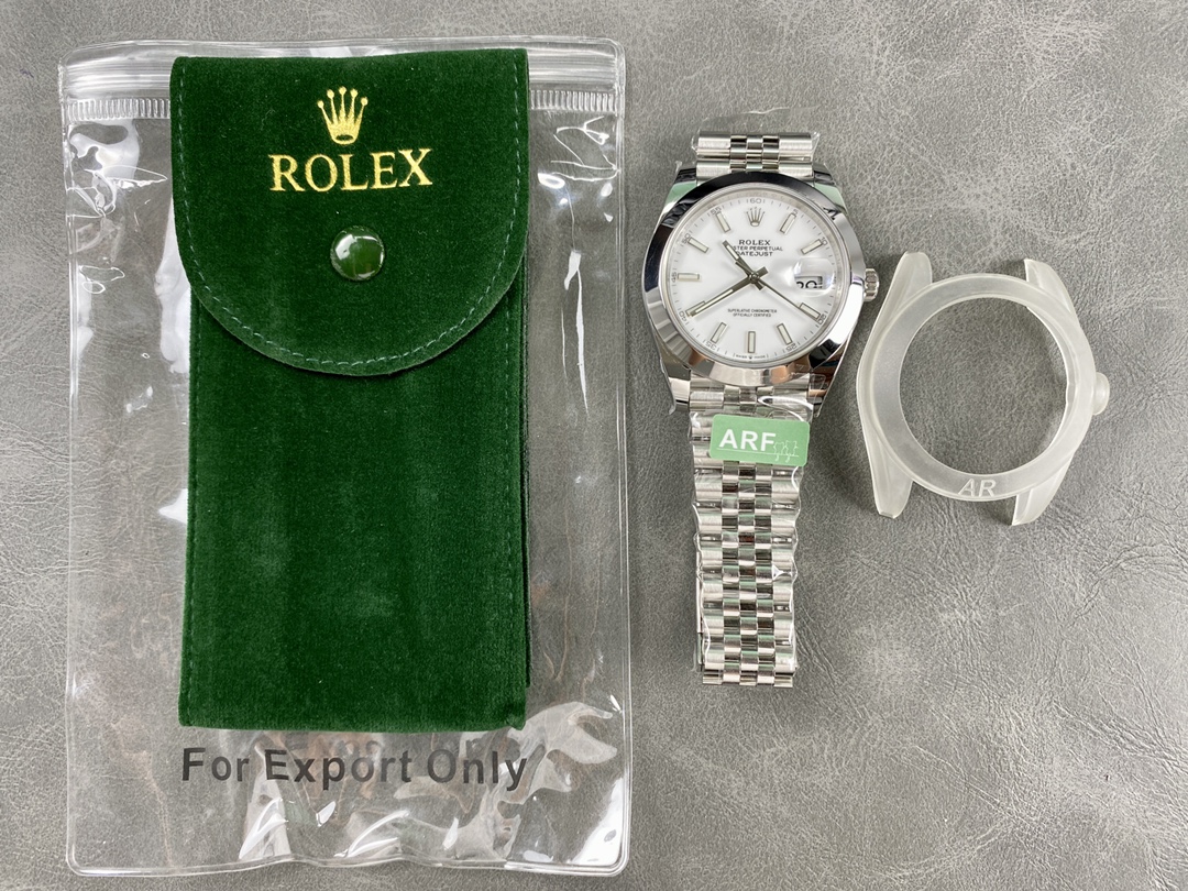 Rolex Datejust 41mm Stainless Steel 126300 0006 White Index Jubilee