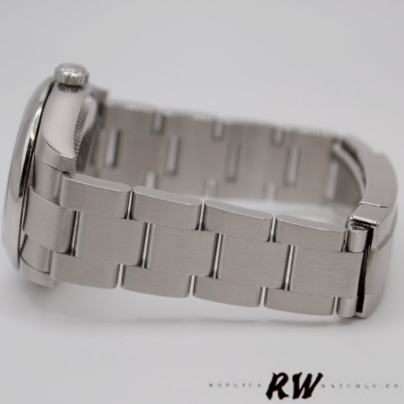 Rolex Oyster Perpetual 177200 White Dial Blue Roman Oyster Bracelet 31mm Lady Replica Watch