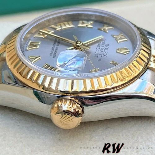 Rolex Datejust 179173 Grey Roman Numeral Dial 26MM Lady Replica Watch