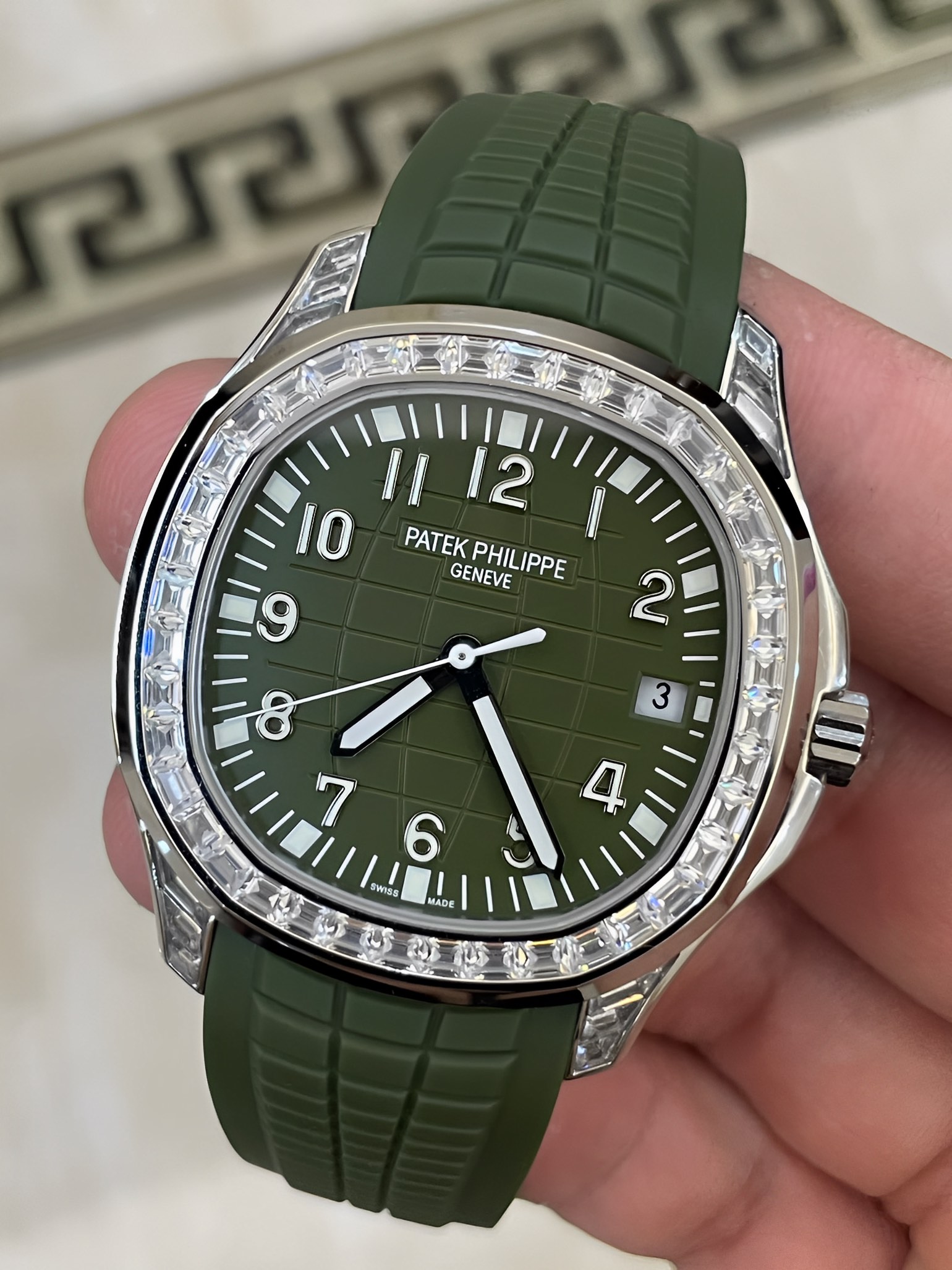 Patek Philippe Aquanaut 5167 300G 010 Black & Green & Brown 40mm