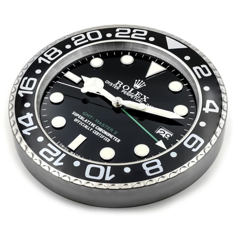 Rolex GMT Master Black Wall Clock