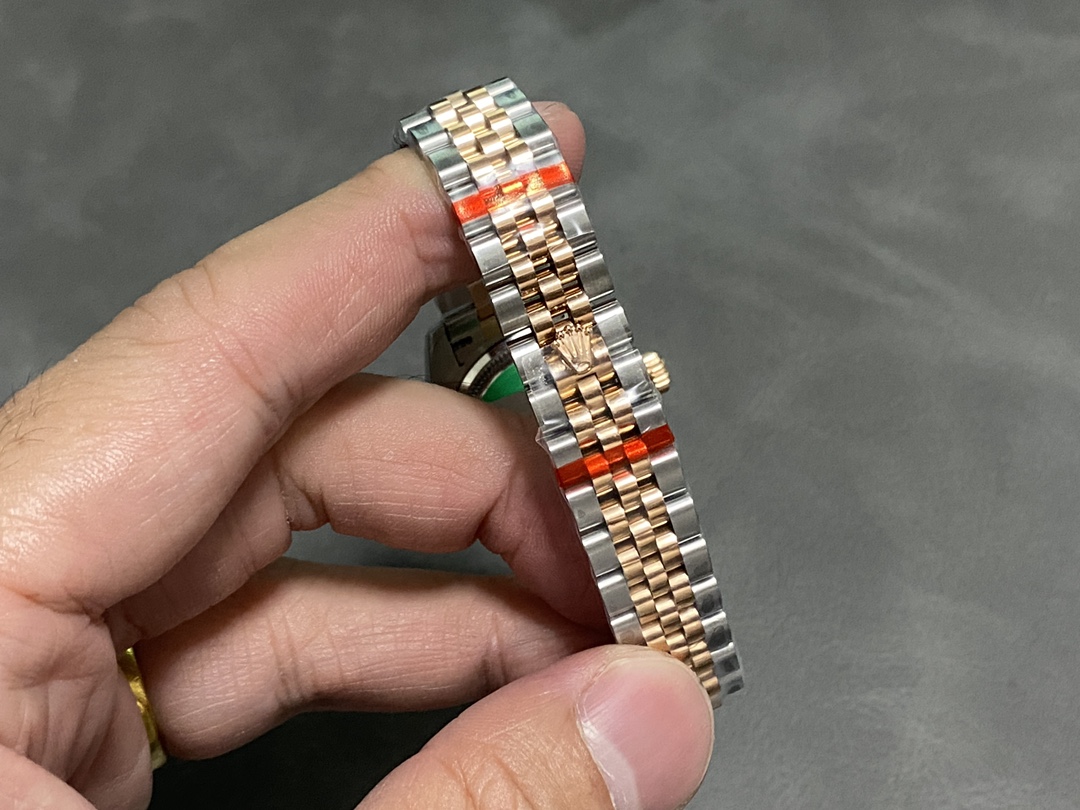 Rolex Datejust 28 Chocolate Index Steel & Rose Gold m279171 0017