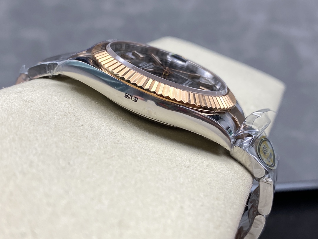 Rolex Datejust 41 Everose Gold & Stainless Steel 126331 0019 Men's Watch