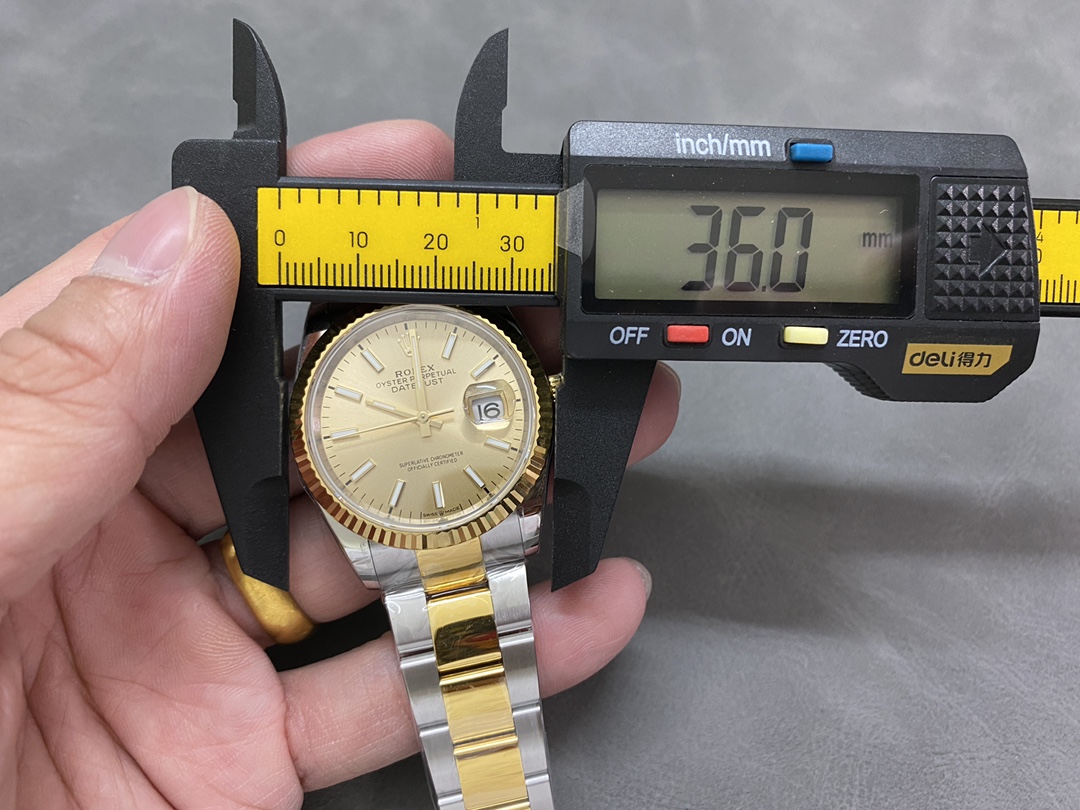 Rolex Datejust 126233 Champagne Index Dial 36MM Unisex Replica Watch