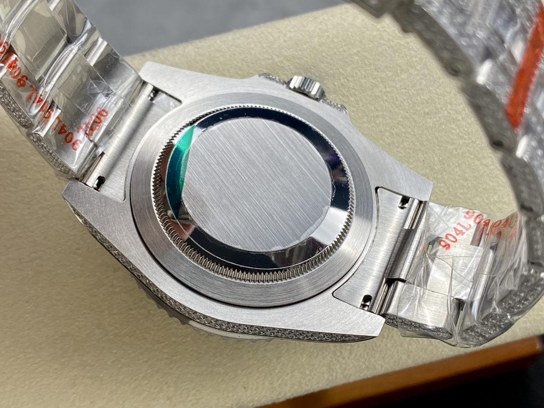 Rolex GMT Master AMG 126710BLRO 40mm With Dual Time & Sapphire Mirror Diamond Watch