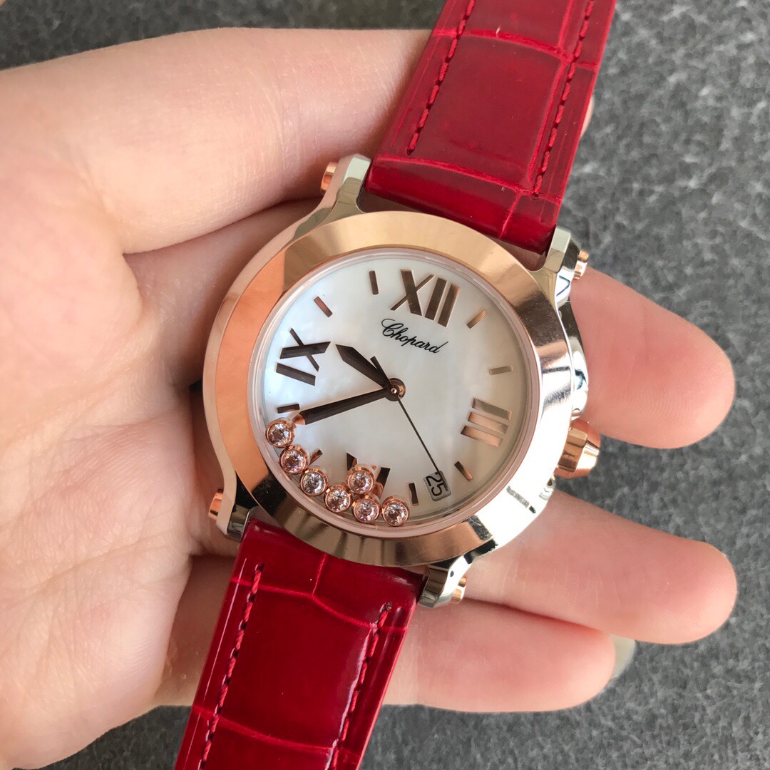 Chopard Happy Sport White Diamond Dial 278475-3001