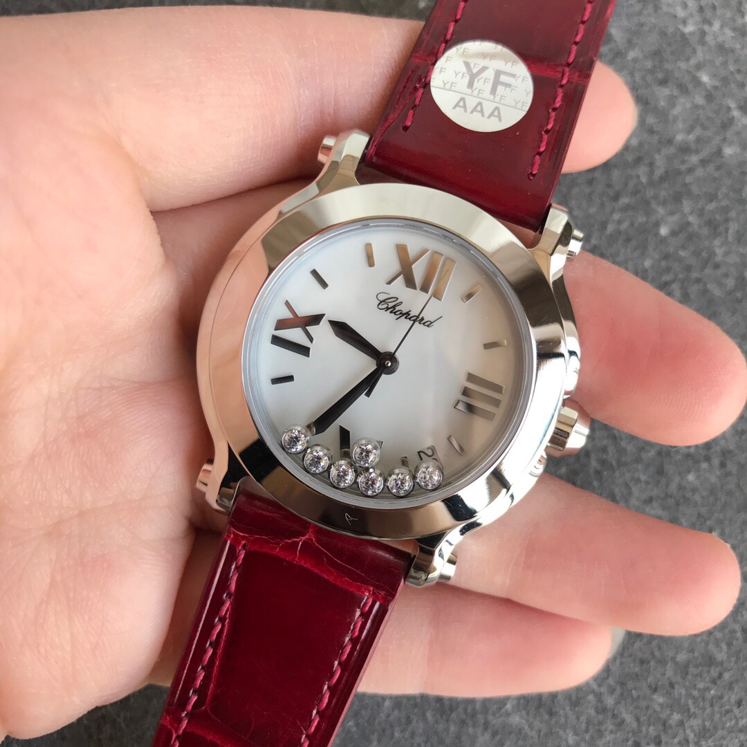 Chopard Happy Sport White Diamond Dial 278475-3001