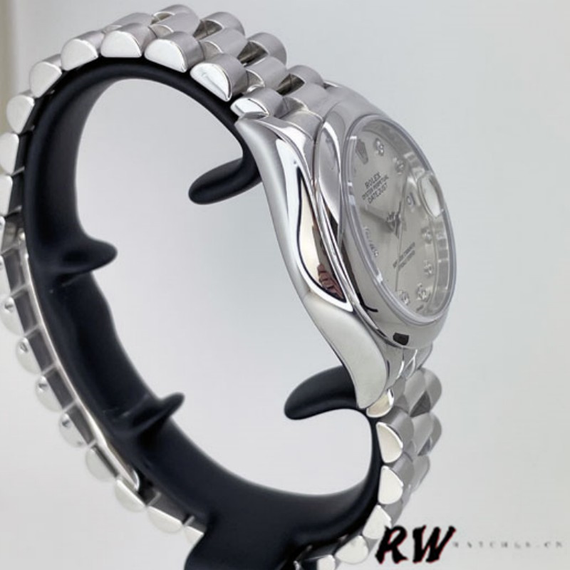 Rolex Datejust 279166 Silve Dial Diamond Domed Bezel 28mm Lady Replica Watch