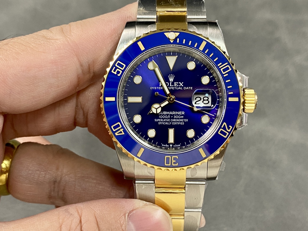 Rolex Submariner 126613LB Blue Dial Blue Bezel 41mm Mens Replica Watch