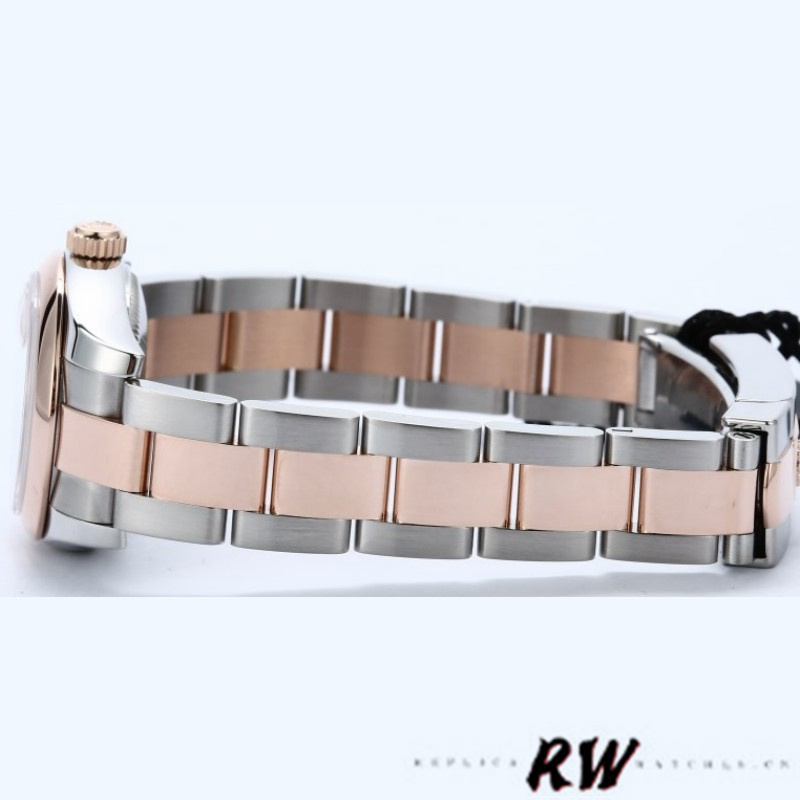 Rolex Datejust 179161 Stainless Steel and Everose Gold Chocolate Brown Dial 26MM Lady Replica Watch