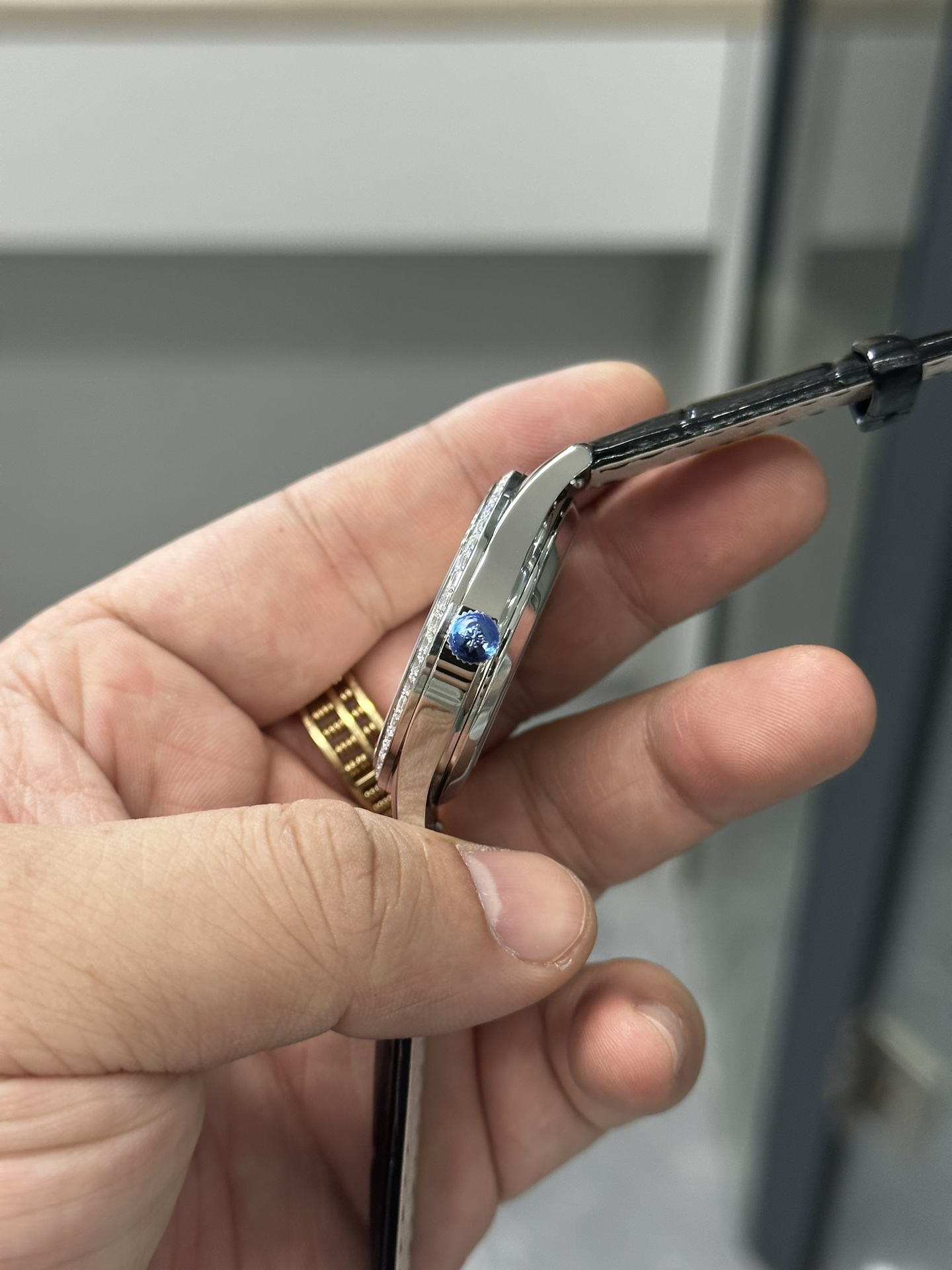 Patek Philippe Calatrava Silver Dial 18 kt White Gold 5196G 001