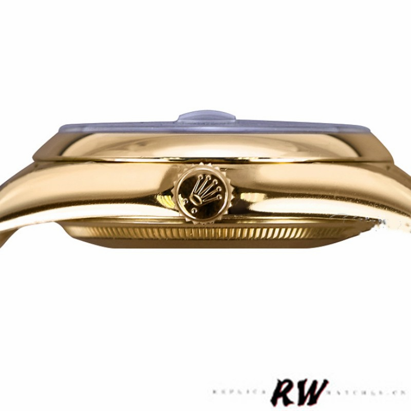 Rolex Day-Date 118208 Bulls Eye Diamonds Dial 36mm Unisex Replica Watch