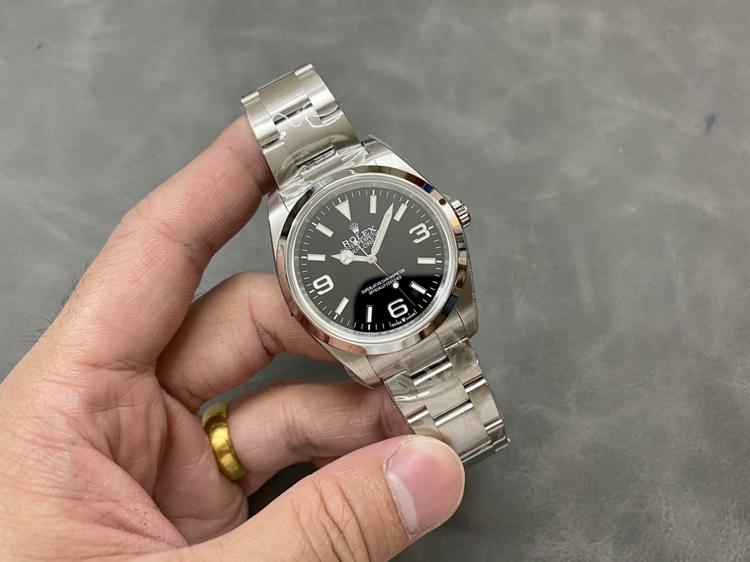 Rolex Oyster Perpetual 177200 Black Arabic Dial Domed Bezel 31mm Lady Replica Watch