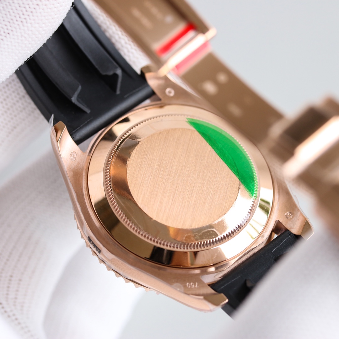 Rolex Yacht-Master 116655 Everose Gold Black Dial 40mm Mens replica Watch