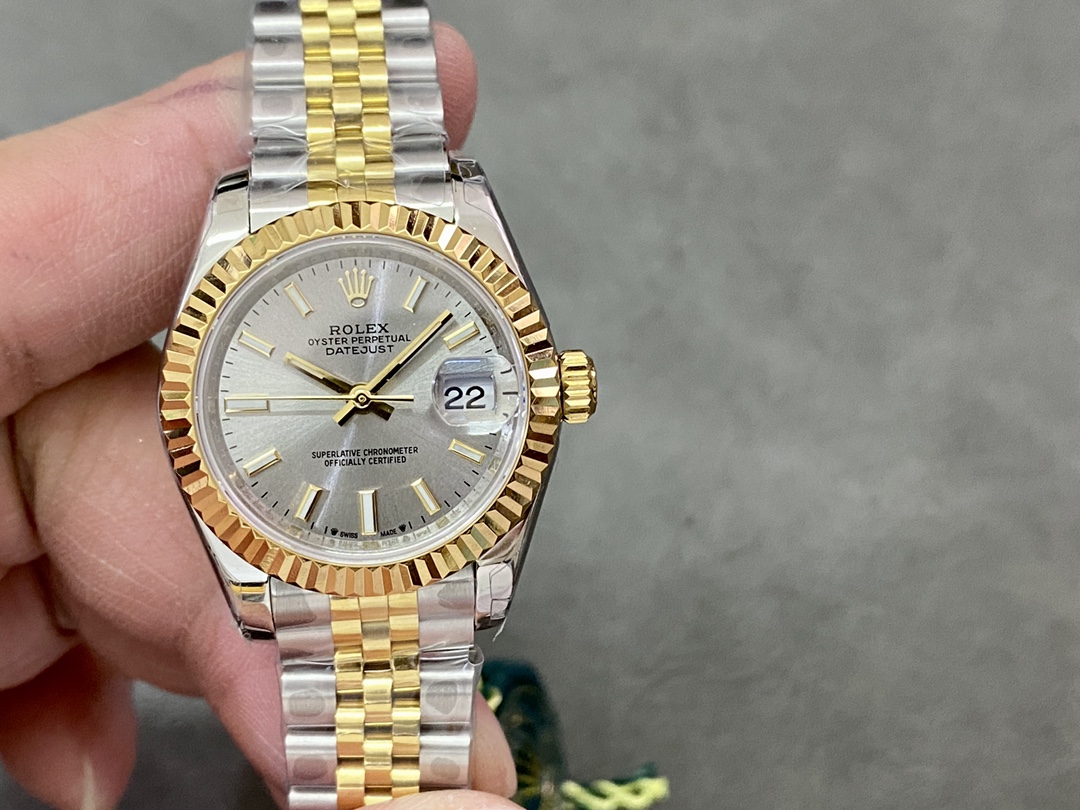 Rolex Datejust 28mm 279173 0019 Silver Index Dial Fluted Bezel 28mm Lady Replica Watch