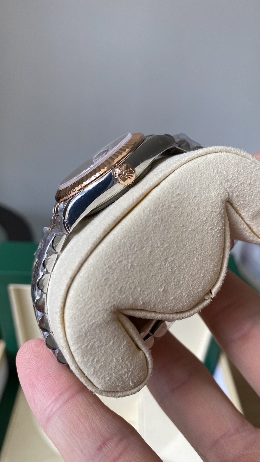 Rolex Datejust 28 Oystersteel and Rose Gold m279171 0015 Lady Watch